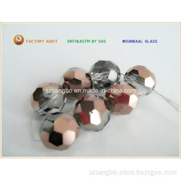 Plated Crystal Bead